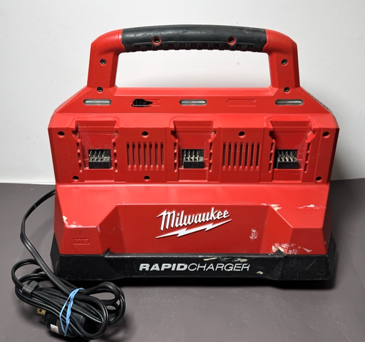 [13144-1] Milwaukee 48-59-1809 M18 PACKOUT Six Bay Rapid Charger
