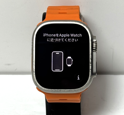 [12411-1] Apple Watch Ultra 2 49mm GPS+Cell Titanium Case/Orange Band