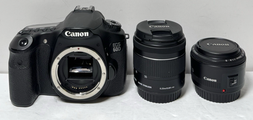 [12376-1] Canon EOS 60D DSLR Bundle w/ 18-55mm IS STM, 50mm f/1.8 & 430EX II Flash