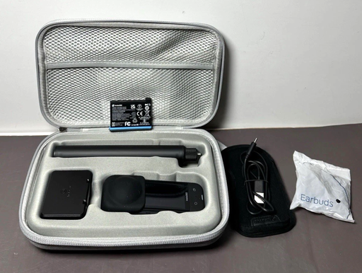 [13216-1] Insta360 360° Action Camera Bundle w/ 64GB SD, Battery, Case & Handle