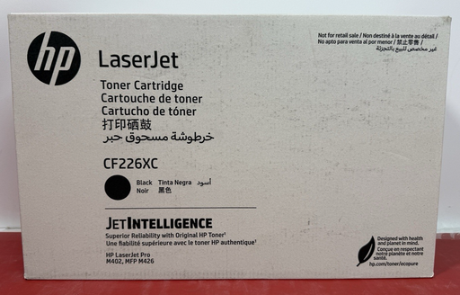 [13269-4] New HP 26x CF226X Black Toner Cartridge MFD: 04/2025
