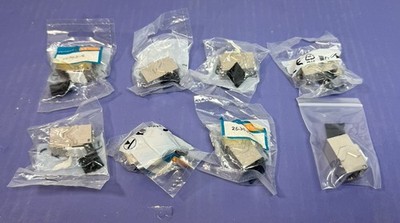 [frb] 8-PACK Farnell 2506396 Shielded RJ45 CAT.6a Network F/F GIGABIT InLine Coupler
