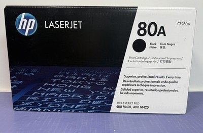 HP CF280A 80A Black Toner Cartridge (NIB) RETAIL PACKAGING MFD: 09/2025