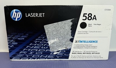 [13272-5] HP 58A LaserJet Black Toner Cartridge CF258A Genuine HP New / Sealed MFD: 11/25