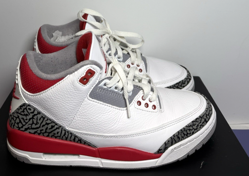 [13291-2] Air Jordan 3 Retro Fire Red DN3707-160  US MENS SIZE 8