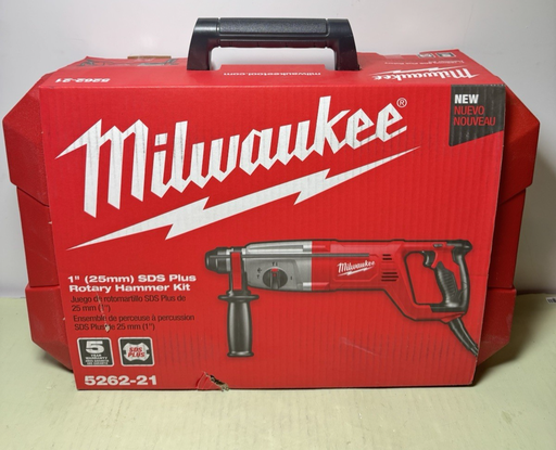 [13366-1] Milwaukee 1" Corded SDS-Plus Rotary Hammer Kit 5262-21 - BRAND NEW