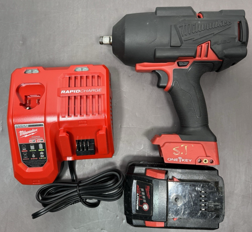 [13480-1] Milwaukee ‎2863-20 M18 FUEL 1/2" Impact Wrench w/ XC6.0aH Batt Charger and Boot