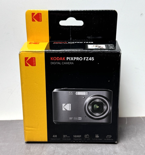 [13379-1] Kodak PIXPRO FZ45 16.4 Megapixel Digital Camera - Black-Open Box