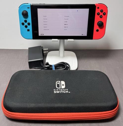 [13411-1] Nintendo Switch Video Game Console HAC-001 Red/Blue *READ DESC**