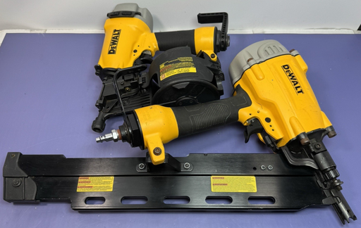 [13405-6, 13405-7] DeWalt DW66C-1  15 Degree Siding Nailer/ DeWalt DWF83PL 21 Degree Framing Nailer