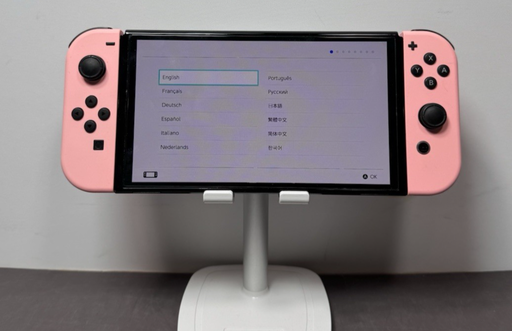 [13492-3] Nintendo Switch OLED Model Handheld Gaming Console w/controllers, charger, case