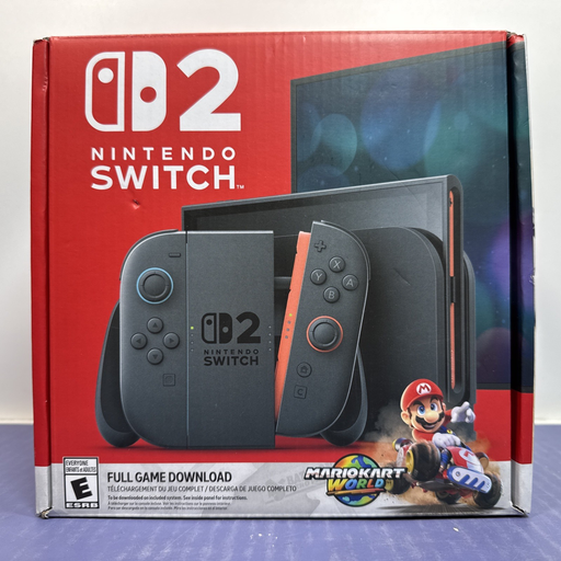 [13556-1] Nintendo Switch 2 System Handheld Console Black  W/ Valid Mario Kart World DL