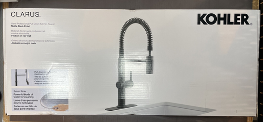 [12624-1] 17inch KOHLER R30937-BL Clarus Semi-Professional Pull Down Sprayer Kitchen NEW