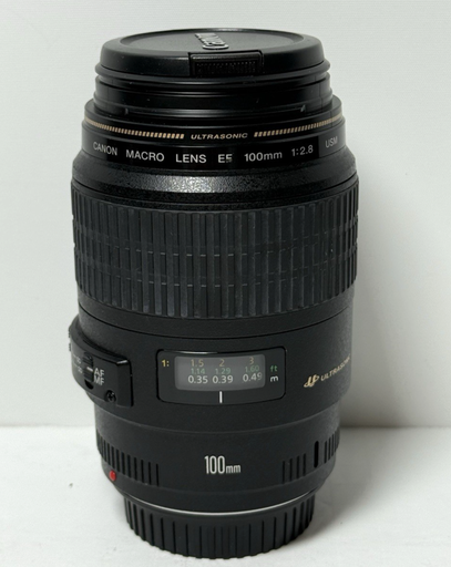 [13513-2] Canon EF 100mm F2.8 Macro USM Lens from Japan