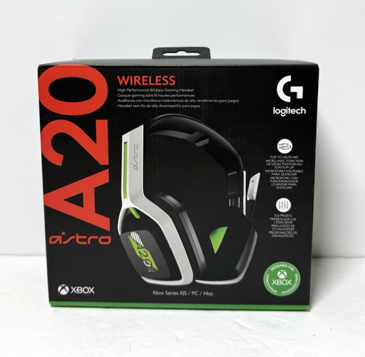 [13690-4] Astro A20 GEN 2 Wireless Gaming Headset - Green/White BRAND NEW SEALED