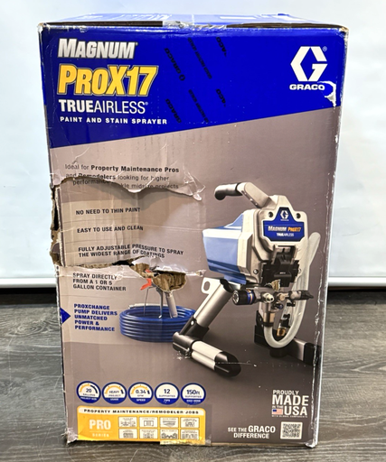 [13700-1] Magnum ProX17 Stand Airless 3000 PSI Paint Sprayer 17G177 *Box Damaged*-New