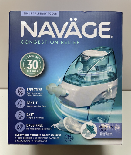 [13806-1] Navage Nasal Irrigation Kit, Multi-User Pack - Brand NEW