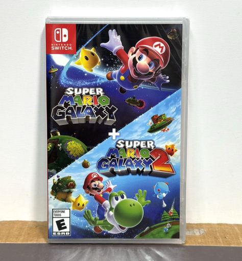 [13748-4] Super Mario Galaxy 1 & Galaxy 2 Brand NEW Sealed Nintendo Switch Game Set