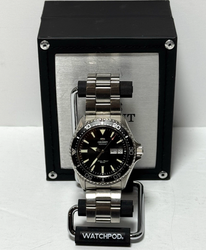 [11859-1] Orient Kamasu Dive Automatic Black Dial Watch - 40MM