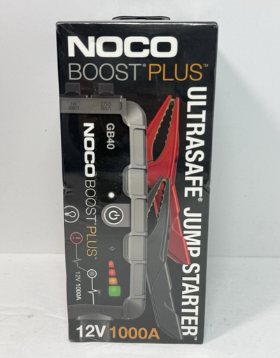[13804-6] NOCO Boost Plus GB40 12V Portable 1000A UltraSafe Lithium Jump Starter