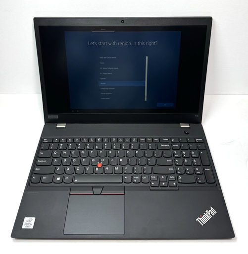 [13801-1] Lenovo ThinkPad T15 Gen 1- 15.6" Core i7-10510U 32GB RAM 1TB SSD, 99% batt