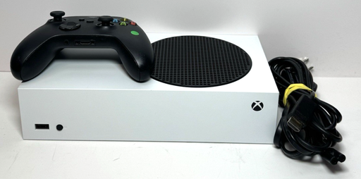 [13845-1] Microsoft Xbox Series S 512GB Console Gaming System White with controller/cables