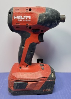 [13907-3] HILTI SID 4-A22 Hex Cordless Impact Driver / B22/4.0 Battery - Preowned