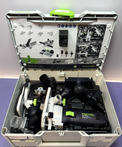 [13907-2] Festool MFK 700 EQ-Set Modular Edge Trim Router 576239 w/ Systainer & Accessorie
