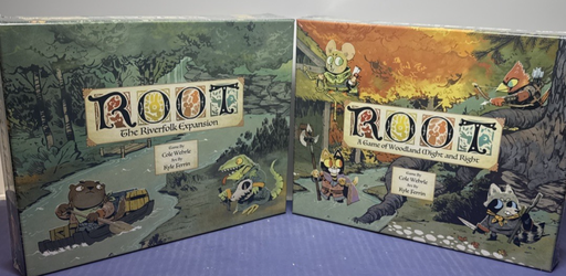 [13910-1] Leder Games LED01000 Root Board Game / And The Riverfolk Expansion