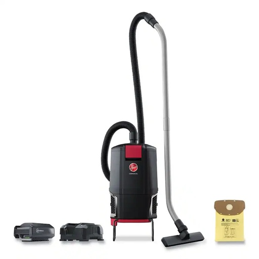 [13970-2] Hoover Commercial CH93600 HVRPWR 6quart 40V Cordless Backpack Vacuum -New