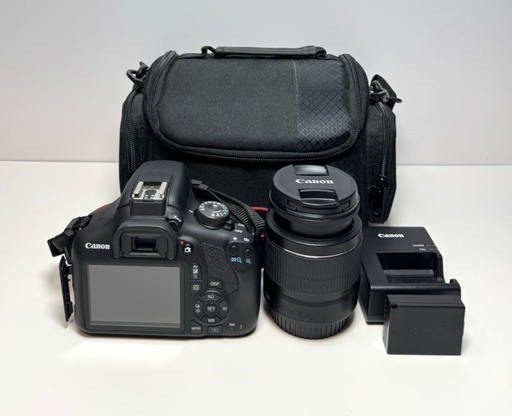 [13952-1] Canon EOS Rebel T7 DSLR Camera Kit w/ 18-55mm, battery, charger and carry case