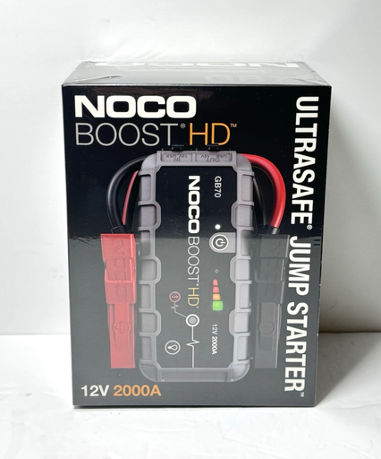 [14014-3] Noco Jump Starter GB70 2000 A 12-Volt Ultra Safe Lithium  - New Sealed