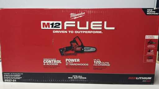 [14049-1] Milwaukee 2527-21 M12 FUEL 12V HATCHET 6" Brushless Cordless Pruning Saw Kit