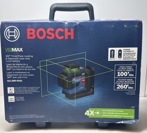 [14029-1] Bosch GLL300-42GL 360° Three-Plane Leveling & Alignment Laser + Li-lon Battery