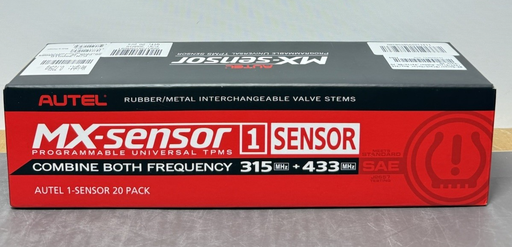 [14065-1] Autel 1-Sensor 20PK Sensors with Rubber Press-In Valve Autel 300010 -Brand New