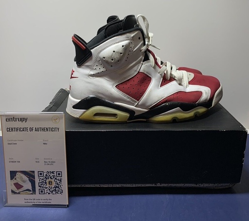 [5253-1] Size 10.5 - Jordan 6 Retro OG Mid Carmine CT8529-106 CIB