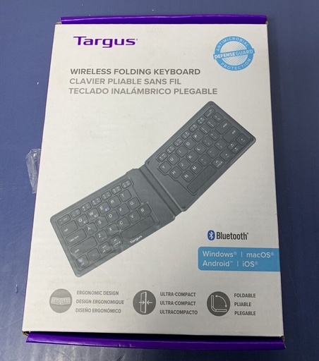 [5415-2] Targus Wireless Folding Keyboard -Open Box