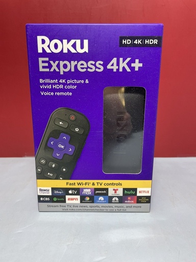 [6360-1] Roku Express 4K+ 2021 | Streaming Media Player HD/4K/HDR with Smooth Wireless St