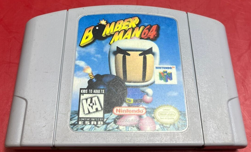 [6229-1] Bomberman 64 (Nintendo 64, 1997) AUTHENTIC! Cartridge Tested Working!