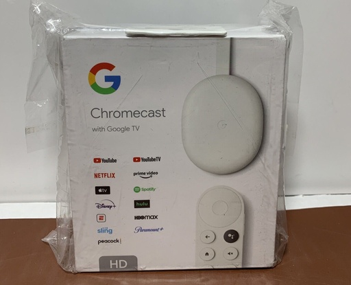 [6493-1] Google Chromecast with Google FHD TV - Snow (GA03131-US)