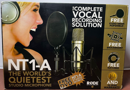 [4331-2] Rode NT1-A Condenser Microphone w/Stand Set
