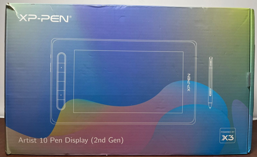[6616-1] XP-Pen Artist 10 2nd Gen Drawing Tablet X3