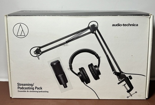 [6912-2] Audio Technica AT2020 Podcast Recording Kit AT2020PK -Used