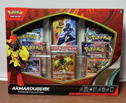 [7190-3] Brand New Sealed - Pokemon TCG Armarouge ex Premium Collection