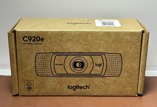 [7331-4] Logitech C920e HD 1080p Webcam 2 Megapixels Black, 960-001384 New Sealed