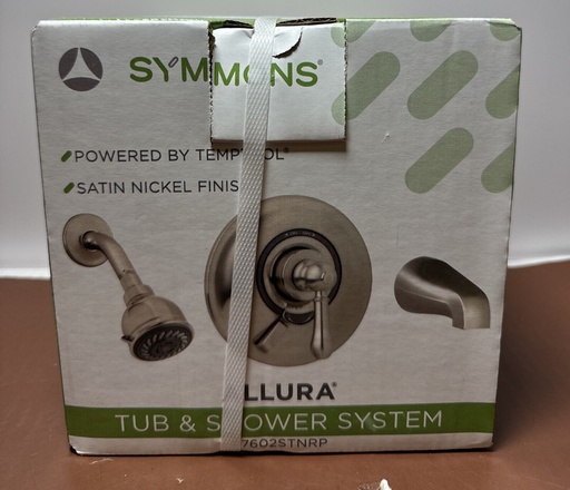 [7371-1, 7619-1, 7680-2, 8135-1, 8167-6,8219-4] Symmons S7602STNRP Allura tub/shower system w/ secondary integral volume control