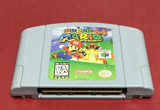 [7710-1] Super Mario 64 (Nintendo 64, 1996) Cart Only Authentic Tested Working Ships Fast