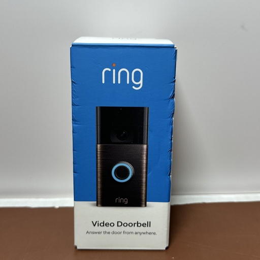 [7494-6] New RING Video Doorbell 2nd Gen Wireless Night Vision Venetian Bronze