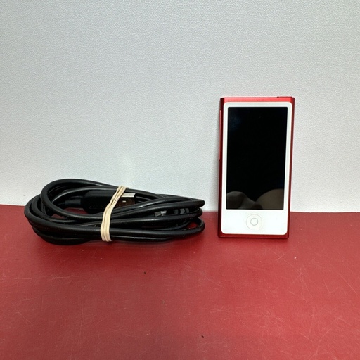 [7605-1] Apple iPod Nano Red 7th Generation 16GB  Model A1446 Great Condition