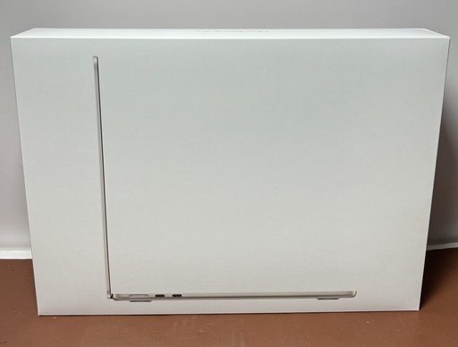 [7658-1] Apple MacBook Air 13" 256GB SSD, M2, 8GB Starlight, Cycle Count -3, A2681